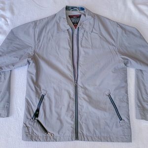 Scottevest TEC multi pocket jacket grey large EUC